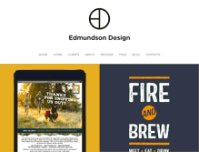 Tablet Screenshot of edmundsondesign.com